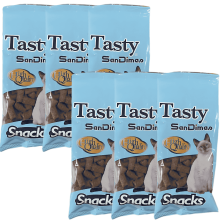 Tasty Snacks Rellenitos Crunch Pollo y Malta | Delicioso Snack Semihúmedo para Gatos – 50 g