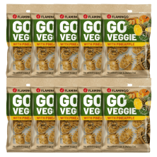 Golosina Veggie Piña de Flamingo | Snack Natural Bajo en Calorías