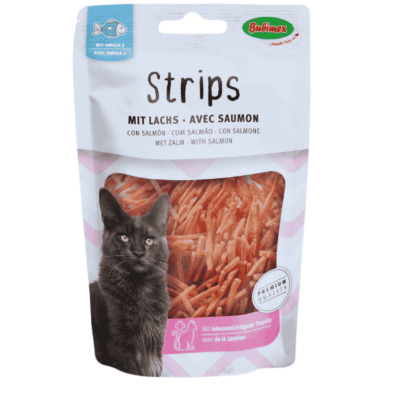 Bubimex Strips de Salmón | Snack Natural para Gatos – 50 g