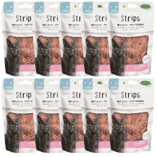 Bubimex Strips de Salmón | Snack Natural para Gatos – 50 g
