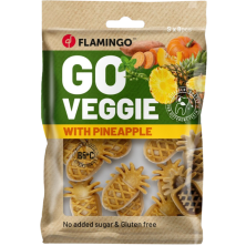 Golosina Veggie Piña de Flamingo | Snack Natural Bajo en Calorías