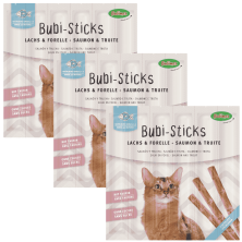 Bubimex Bubi Sticks de Salmón y Trucha para Gatos | 30 g
