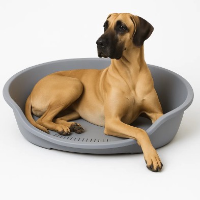 Cama de Plástico Letti Nº4 para Mascotas – 95 x 70 x 29 cm