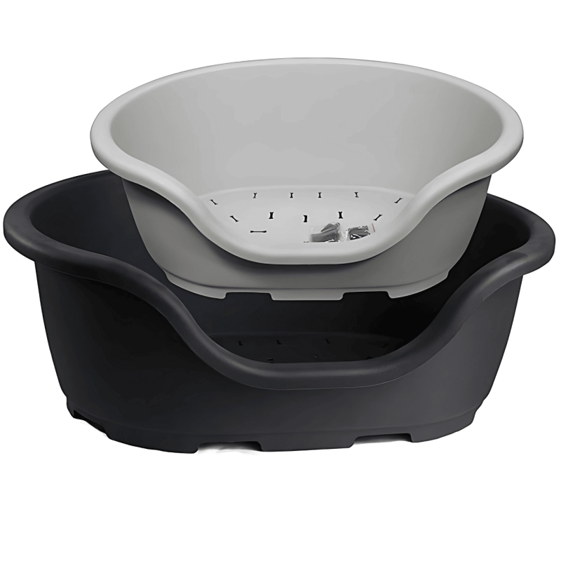Cuna de Plástico Perla para Perros y Gatos – 45, 77 y 103 cm