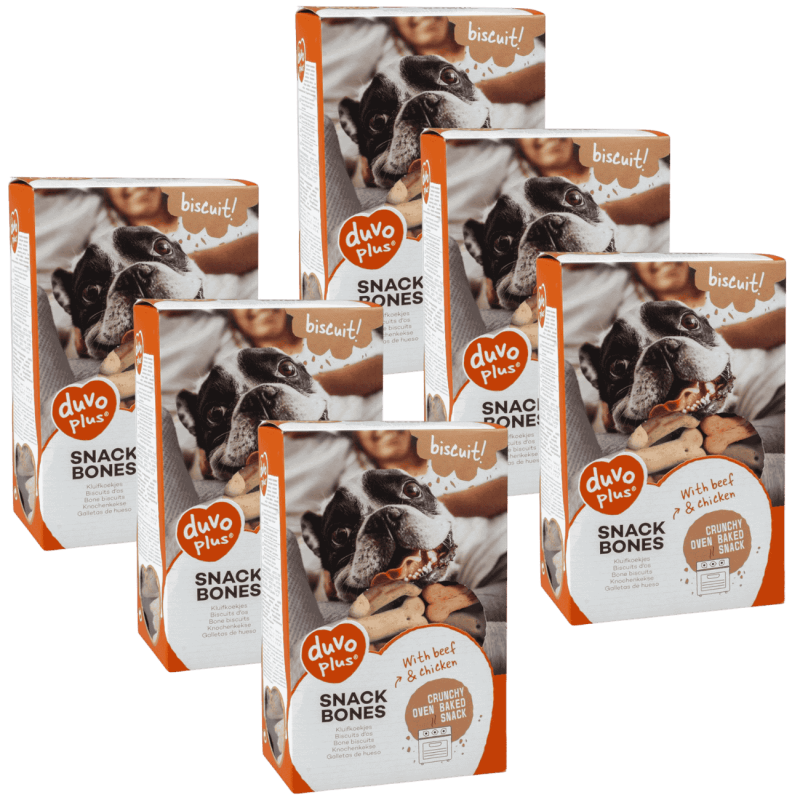 DUVO Galletas Huesitos Snacks Bones para Perros | Bolsa 500 gr