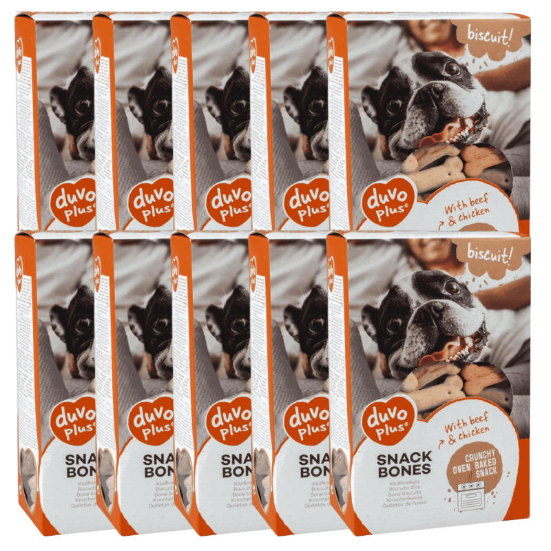 DUVO Galletas Huesitos Snacks Bones para Perros | Bolsa 500 gr