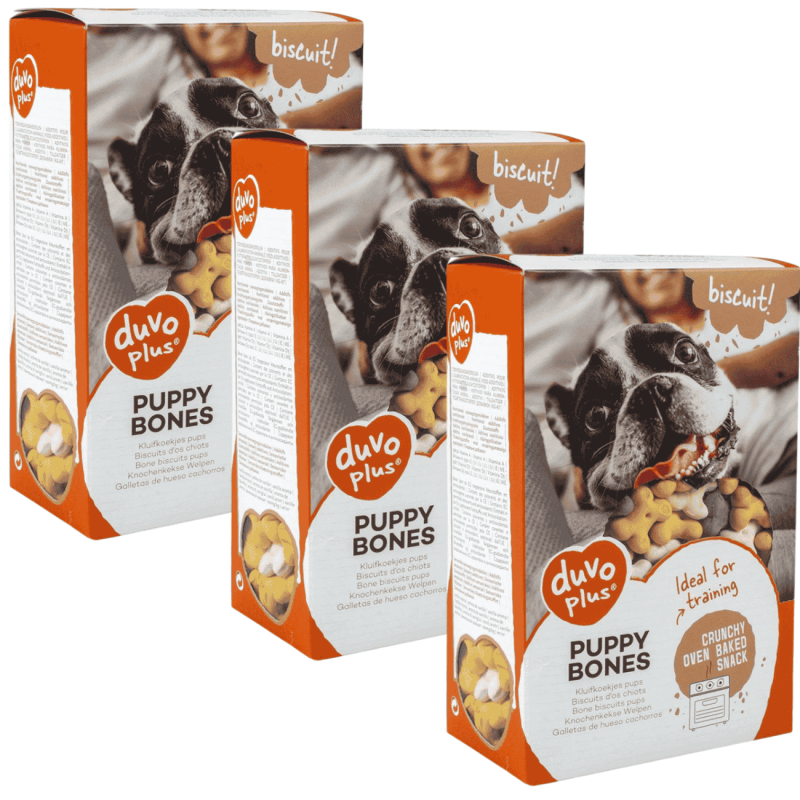Galletas Huesito Puppy Bones DUVO para Cachorros | Bolsa 500 gr