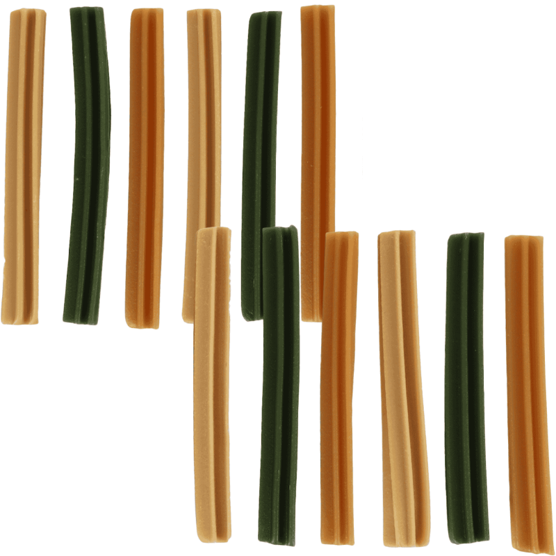Flamingo Veggie Snack Vegetal para Perros | 12 Barritas Vegetarianas 156g
