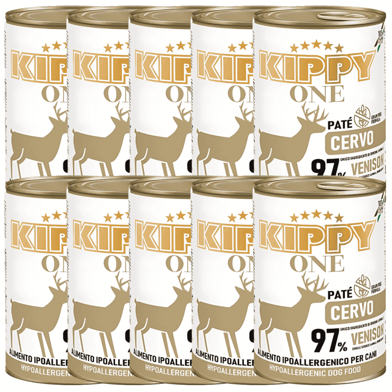 Kippy Paté Hipoalergénico de Ciervo para Perros | Lata 400 g