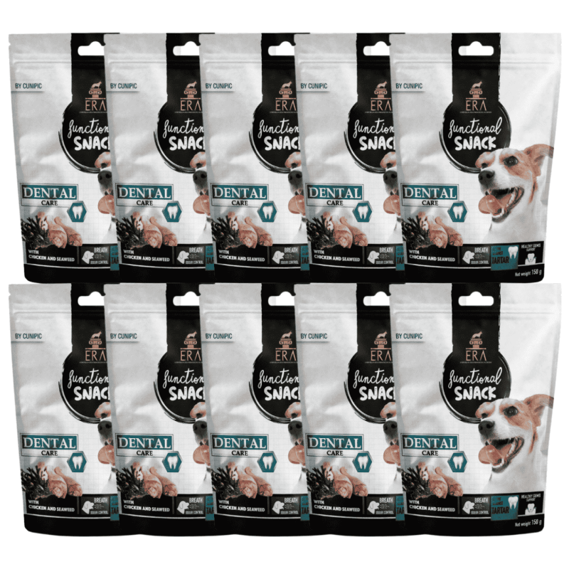 ERA Dental Care Pollo y Algas 150g | Snack Dental para Perros Adultos