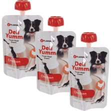 Flamingo Deli Yumm Crema de Pollo para Perros | Tubo 90g