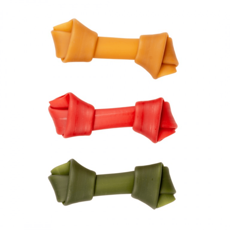 Garden Bites Hueso Nudo Vegano 11 cm | Snack Dental Natural para Perros