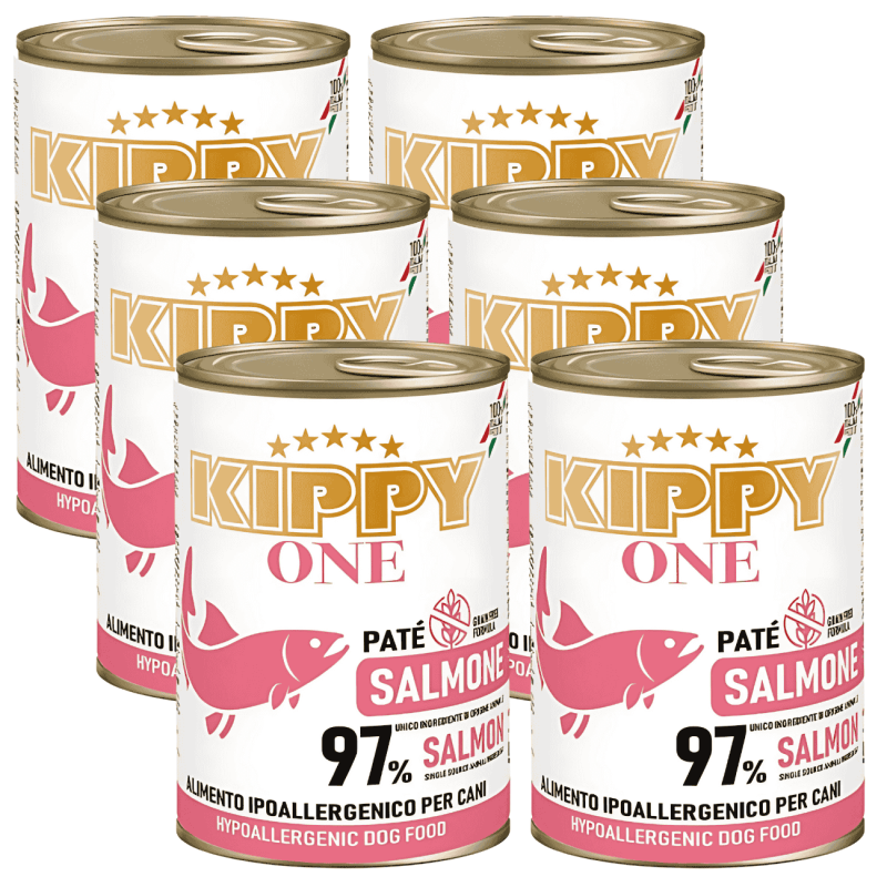 Kippy Paté Hipoalergénico de Salmón para Perros | Lata 400 g