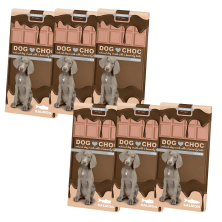 Duvo DogChoc Salmón 100 g – Chocolate Seguro para Perros con Sabor a Salmón