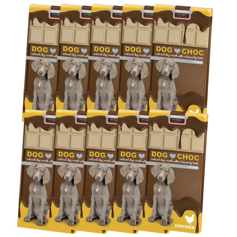 Tableta DogChoc DUVO para Perros Sabor Pollo 100g | Supienso