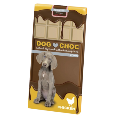 Tableta DogChoc DUVO para Perros Sabor Pollo 100g | Supienso
