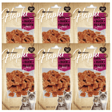 Hapki Cuadraditos de Pato para Gatos 🦆 | Golosina Natural Flamingo 50 g