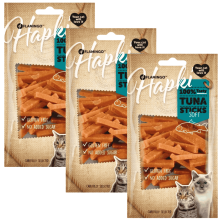 Hapki Tiras de Atún para Gatos 🐟 | Snack Natural Flamingo 50 g