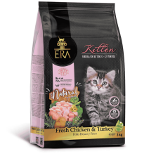 ERA Grain Free Kitten Pollo y Pavo 1.25 kg 🐱🍗🦃 | Pienso Premium Sin Cereales para Gatitos