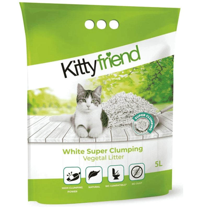 Arena Tofu KittyFriend 5 L | Control de Olores y Sin Polvo