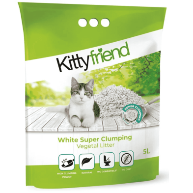 Arena Tofu KittyFriend 5 L | Control de Olores y Sin Polvo