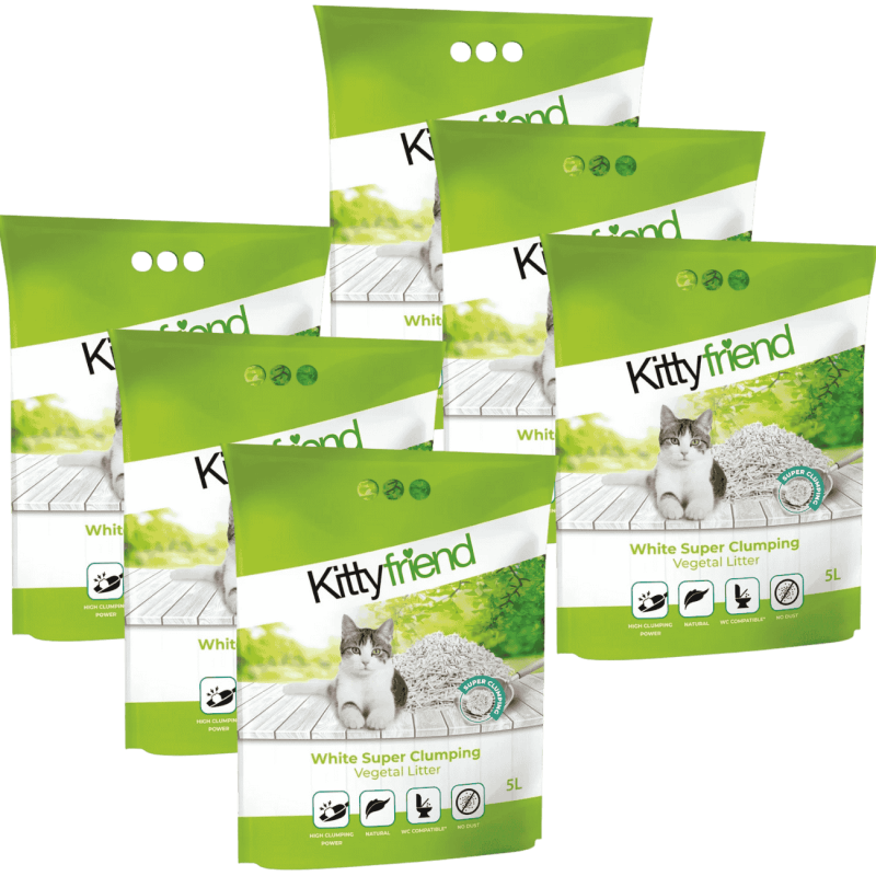 Arena Tofu KittyFriend 5 L | Control de Olores y Sin Polvo