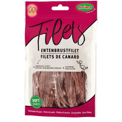 Bubimex Filets Tiras de Pato para Perros 70g – Premio Natural y Rico en Proteínas