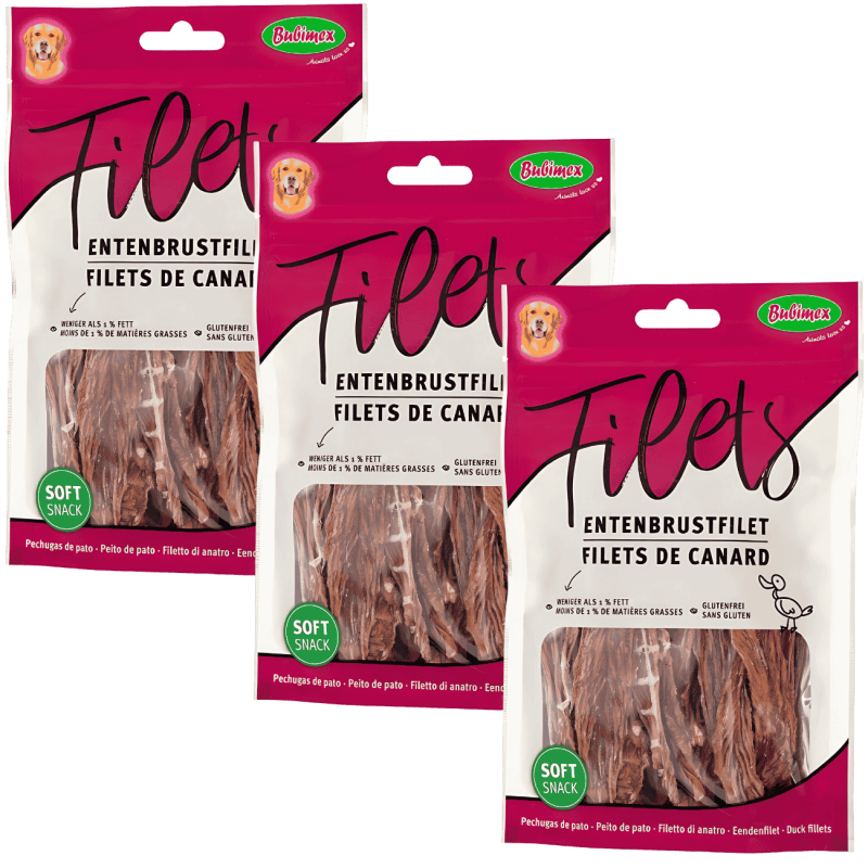 Bubimex Filets Tiras de Pato para Perros 70g – Premio Natural y Rico en Proteínas