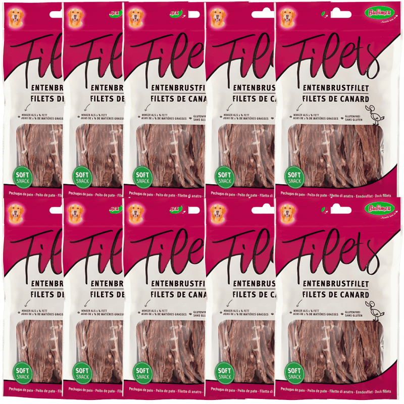 Bubimex Filets Tiras de Pato para Perros 70g – Premio Natural y Rico en Proteínas