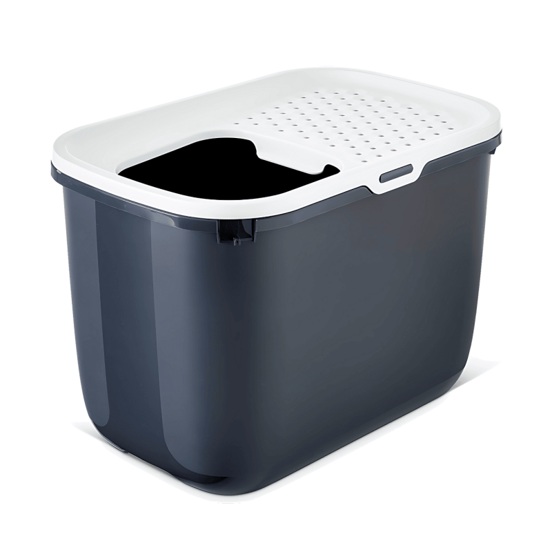 Arenero Cubierto Hop In - Acceso Superior Antiperros | 39x58.5x39.5 cm