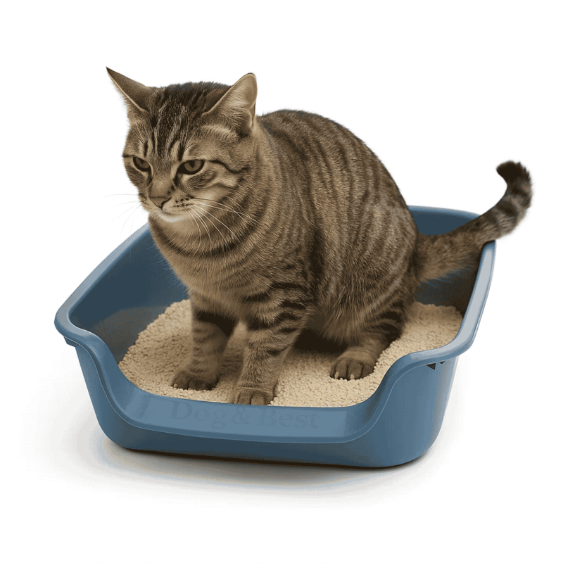 Bandeja Sanitaria Junior para Gatos - Abierta y Espaciosa | Ideal para Gatitos y Gatos Pequeños | 39x56x13 cm