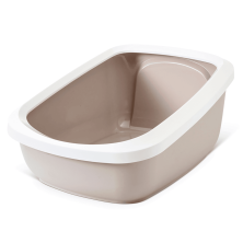 Bandeja Arenero Savic Aseo JUMBO - Extra Grande, Bordes Altos Anti-Dispersión y Entrada Baja | 48x67.5x28 cm