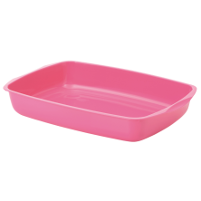 Bandeja Sanitaria Básica - Ultra Compacta | Ideal para Gatitos y Espacios Muy Pequeños | 25.5x37x6.5 cm