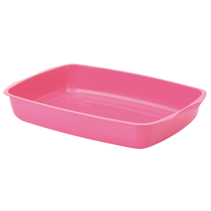 Bandeja Sanitaria Básica - Ultra Compacta | Ideal para Gatitos y Espacios Muy Pequeños | 25.5x37x6.5 cm