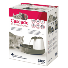 Fuente de Agua para Perros y Gatos CASCADE 1.5L - Hidratación Fresca y Motivadora | Diseño Cascada | 38x34x17 cm